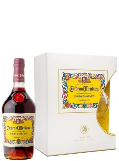 Brandy Cardenal Mendoza Gran Reserva + Bicchiere