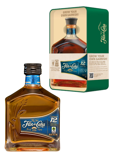 Gift Pack Flor de Cana 12yo 