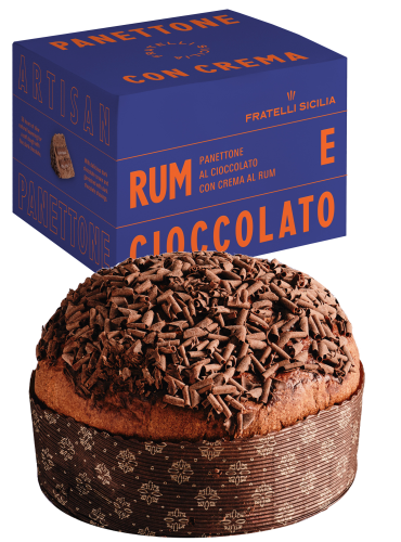 PANETTONE CREMA RUME CIOCCOLATO 750 GR MID