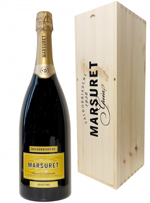 Magnum Agostino Dry Prosecco Superiore DOCG in cassa legno