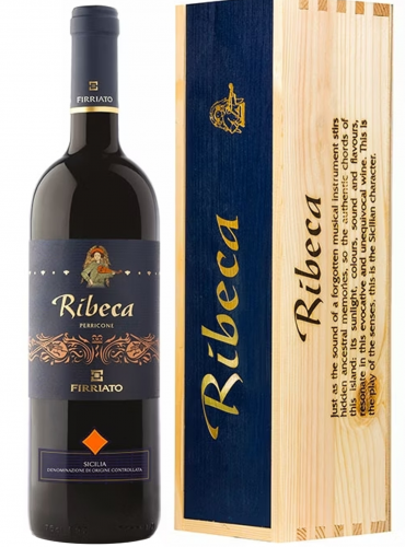 Top Ribeca Perricone Terre Siciliane IGT con cassa legno