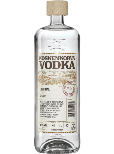 Vodka Original Pouring