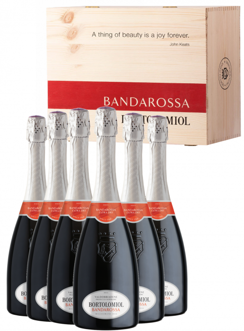 Bandarossa Valdobbiadene Prosecco Superiore DOCG in cassa legno