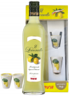 Lemoncello con 2 bicchieri