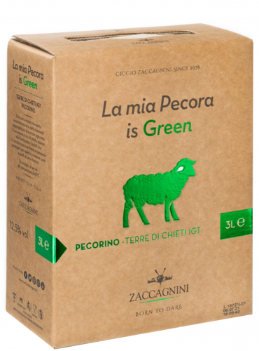 La mia Pecora is Green Winebox Terre di Chieti IGT