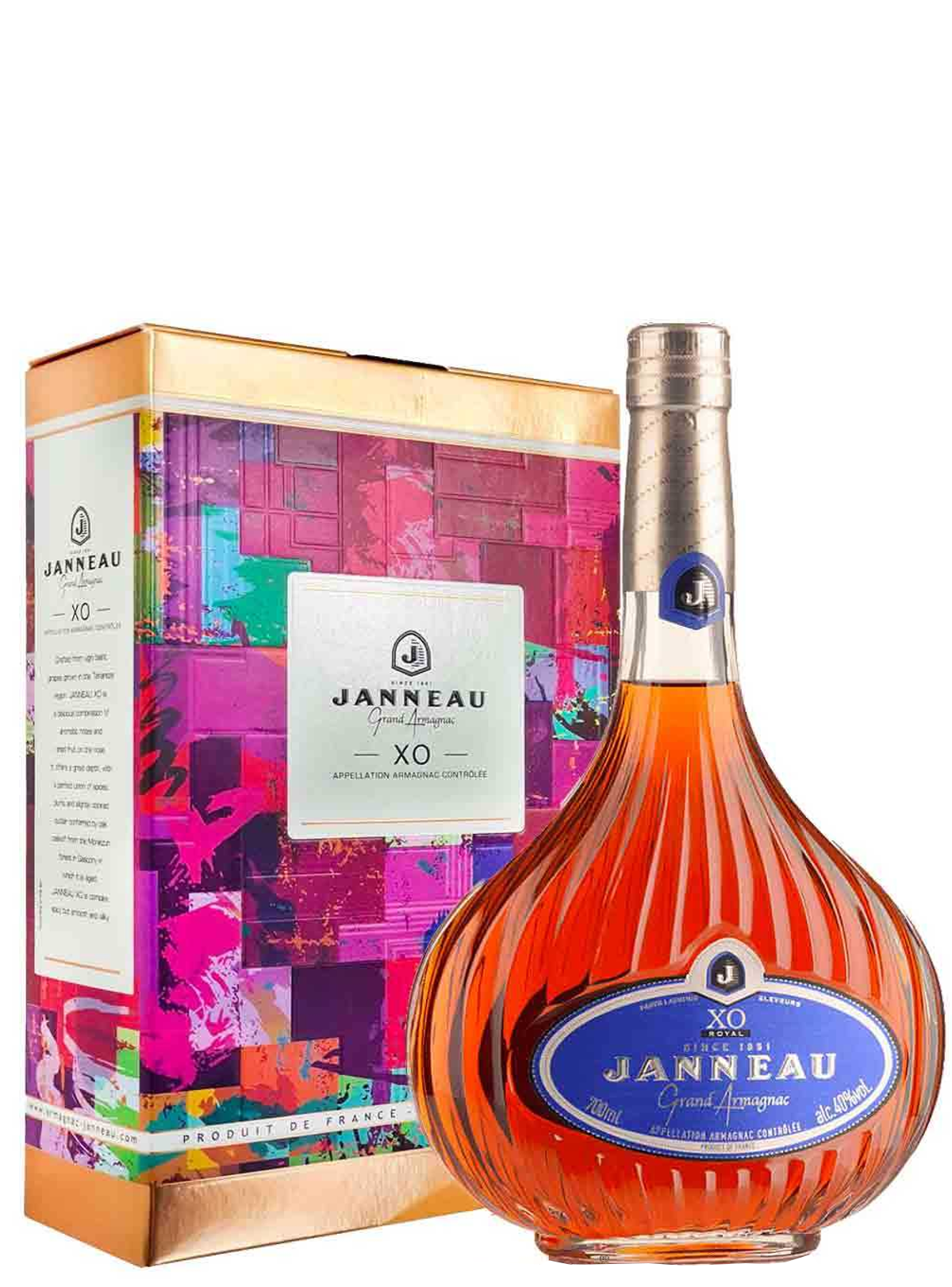 ウイスキー GRAND ARMAGNAG X.O. Janneau Grand Armagnac XO 40% 0.7L gift pack | Frankfurt Airport