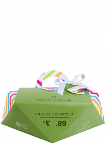 Colomba Kumquat e Pistacchio 