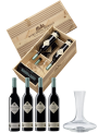 CONFEZ. EMOZIONI 4 BOTT.+DECANTER+GREMB. MARCHESI DI BAROLO