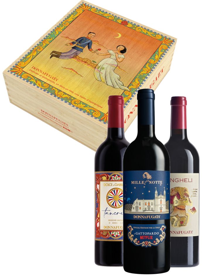 CASSETTA 3 BOTT. RITRATTO AUTORE DONNAFUGATA CASSETTA 3 BOTT. RITRATTO AUTORE DONNAFUGATA