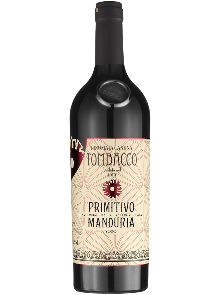 PRIMITIVO DOC MANDURIA 2024 CL75 TOMBACCO PRIMITIVO DOC MANDURIA 2024 CL75 TOMBACCO