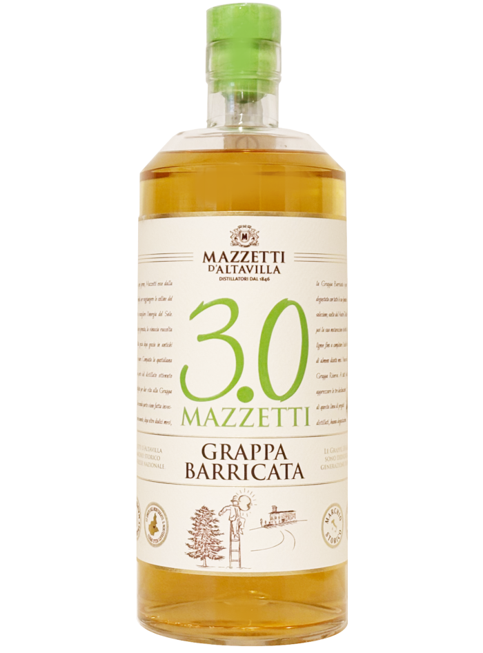GRAPPA 3.0 BARRICATA 70 CL MAZZETTI GRAPPA 3.0 BARRICATA 70 CL MAZZETTI