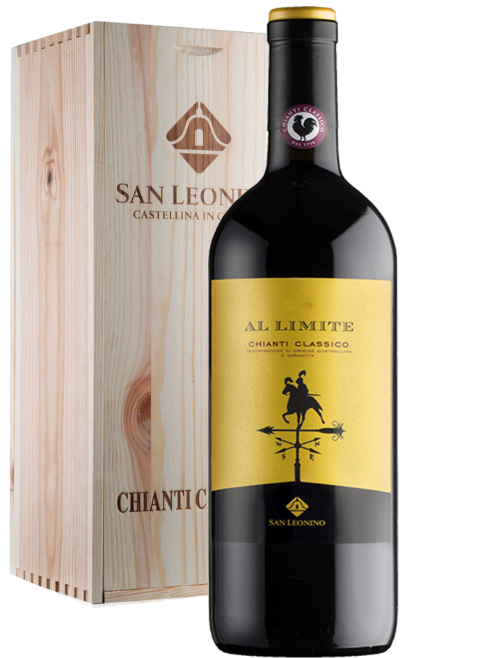 Al limite Jeroboam Chianti Classico DOCG in cassa legno Al limite Jeroboam Chianti Classico DOCG in cassa legno