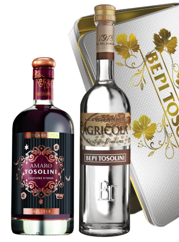 Cofanetto Tosolini Amaro + Grappa Agricola
