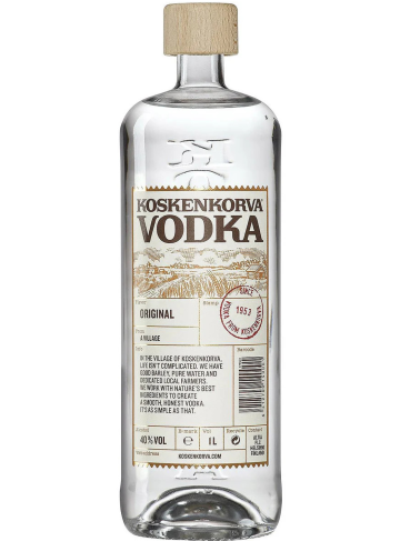 Vodka Koskenkorva Original Pouring 1L