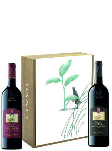 BANFI CONF 2BT POGGIO MURA+PAM ROSSO MONTALCINO