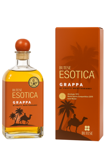 Esotica Liquore alla Grappa con Frutti Mediterranei