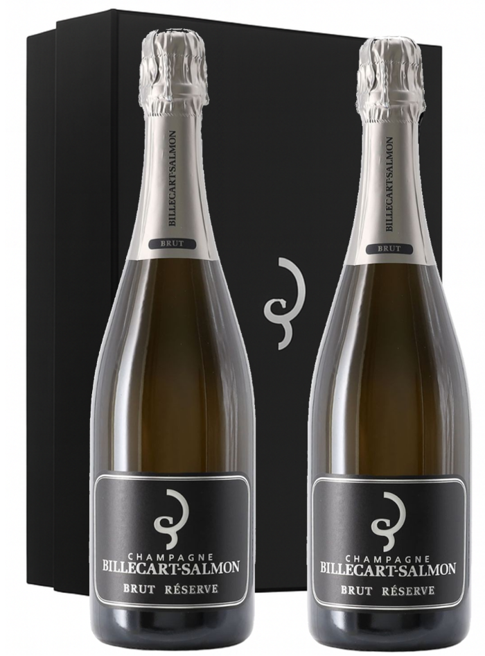 CHAMPAGNE BRUT RESERVE DUO GIFTBOX BILLECART SALMON CHAMPAGNE BRUT RESERVE DUO GIFTBOX BILLECART SALMON