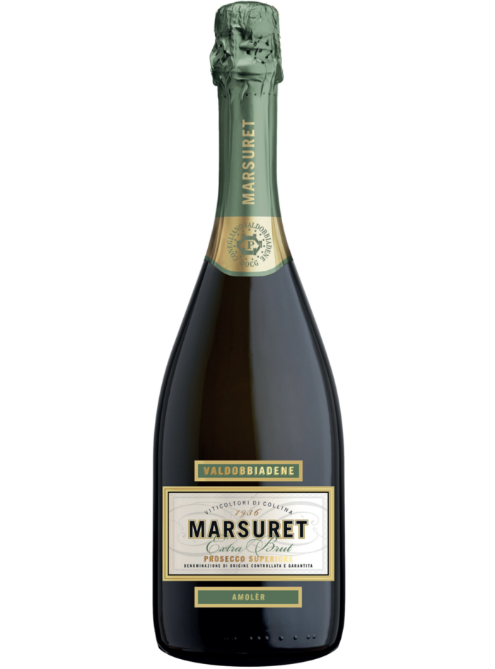PROSECCO SUPERIORE DOCG EXTRA BRUT AMOLER CL75 MARSURET PROSECCO SUPERIORE DOCG EXTRA BRUT AMOLER CL75 MARSURET
